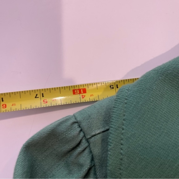 Anthropologie Tulle Green Jacket Size M - Picture 16 of 17